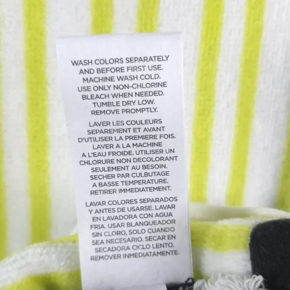 NWT KARL LAGERFELD LOGO TUNIC Beach Towel 36 in X 72 in 6 FEET LONG 100% Cotton‎